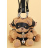 BDSMaster Ours Peluche Porte-Clés Beari Bell Noir